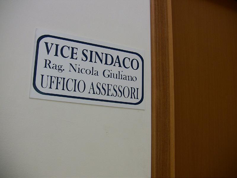IMG_0882.jpg - NICOLA GIULIANO'S OFFICE IN THE CITY HALL - HE IS VICE MAYOR